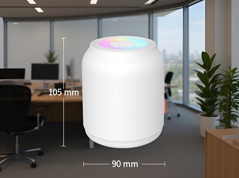静音設計のポータブル加湿器