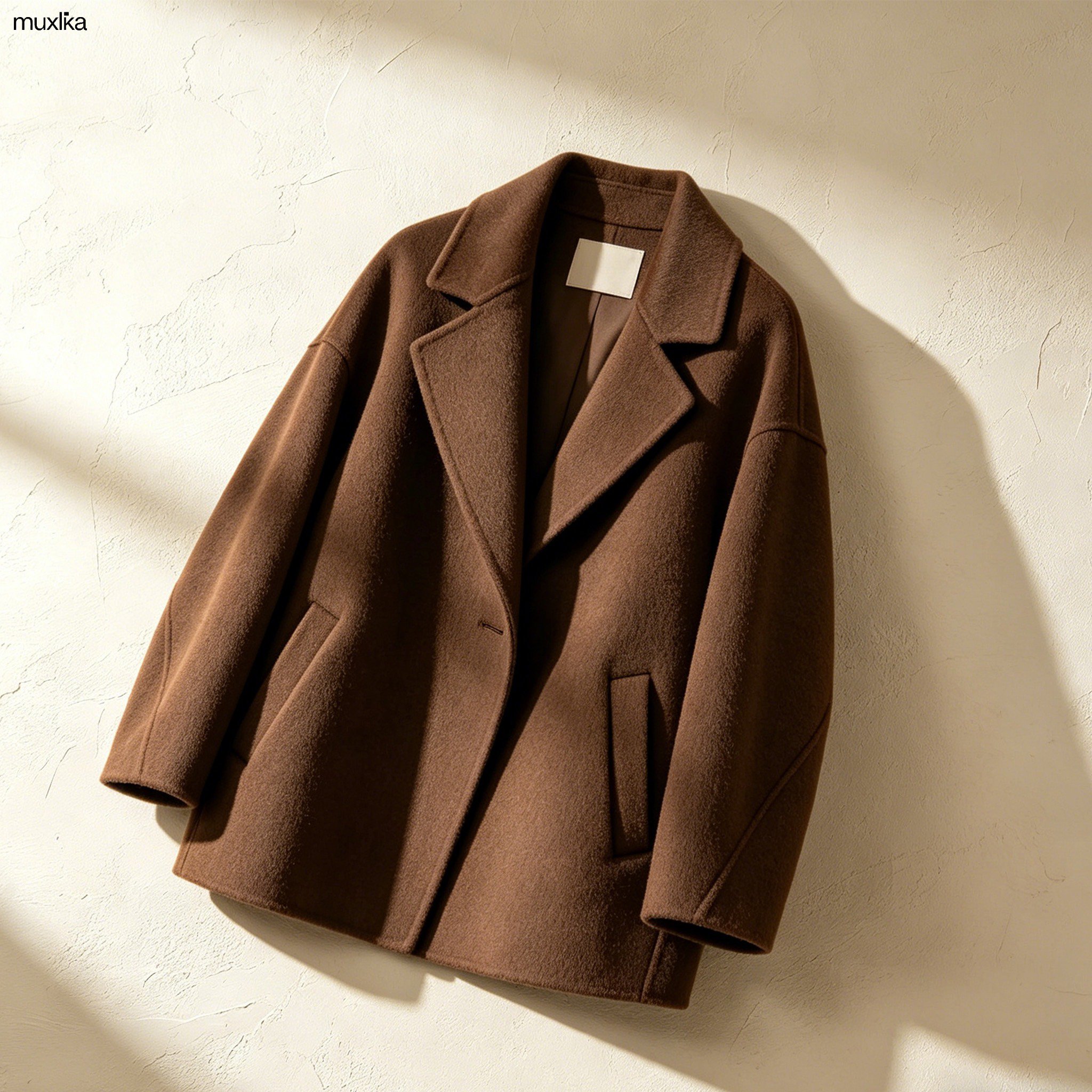 高品質素材を使用したスーツジャケットの詳細