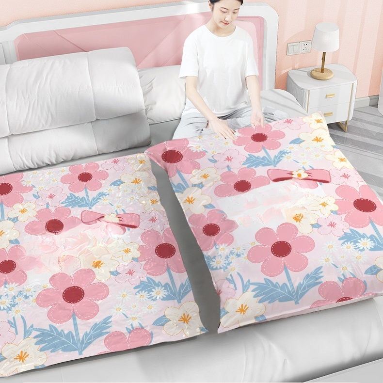 Dormitory home vacuum storage bag