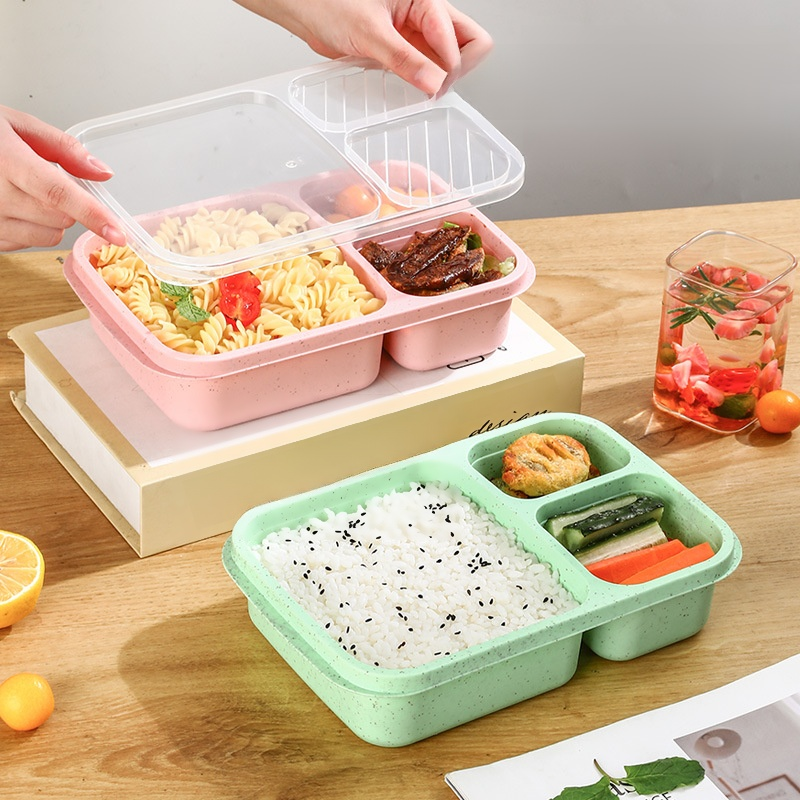 Wheat straw lunch box