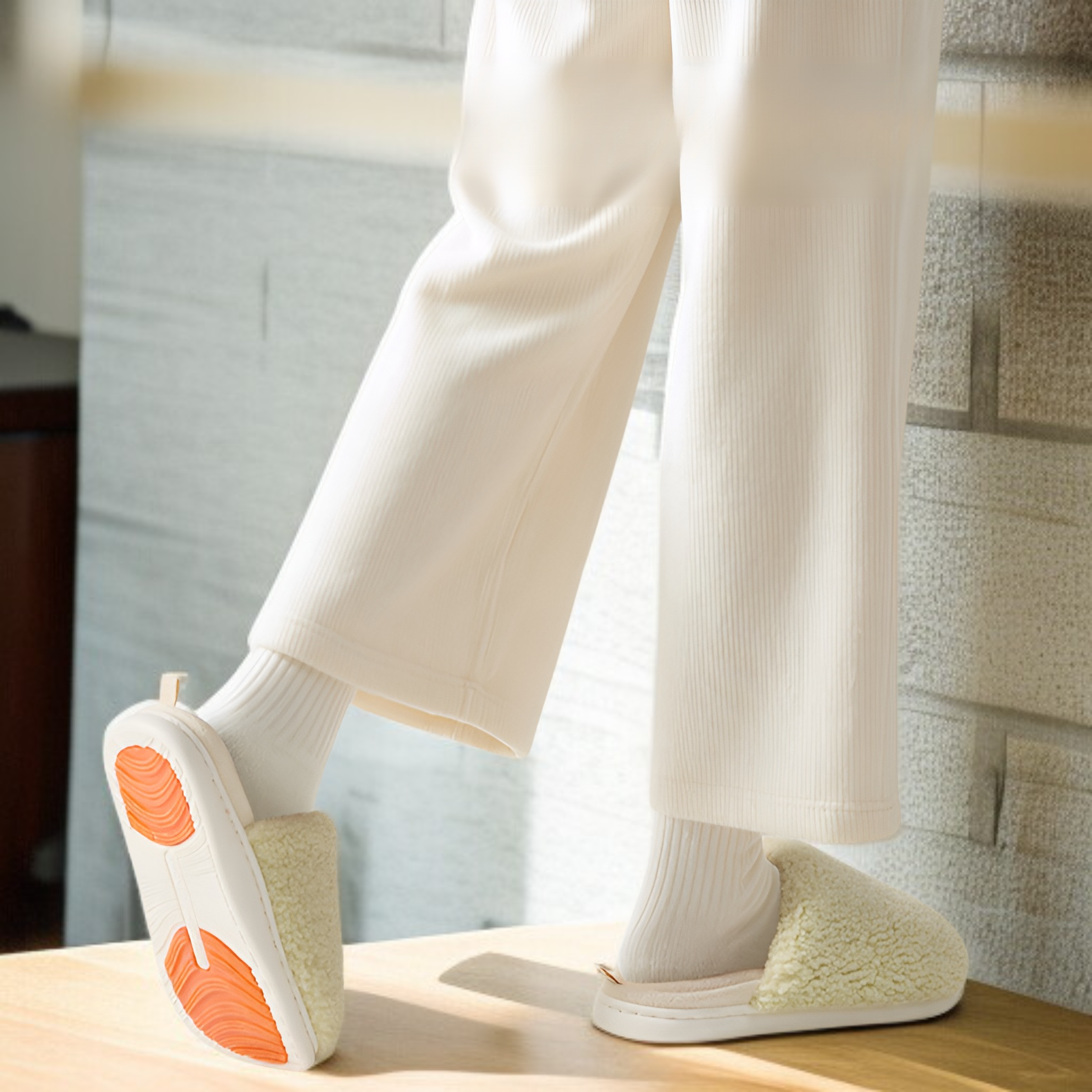 Couple Thick-Soled Non-Slip Slippers
