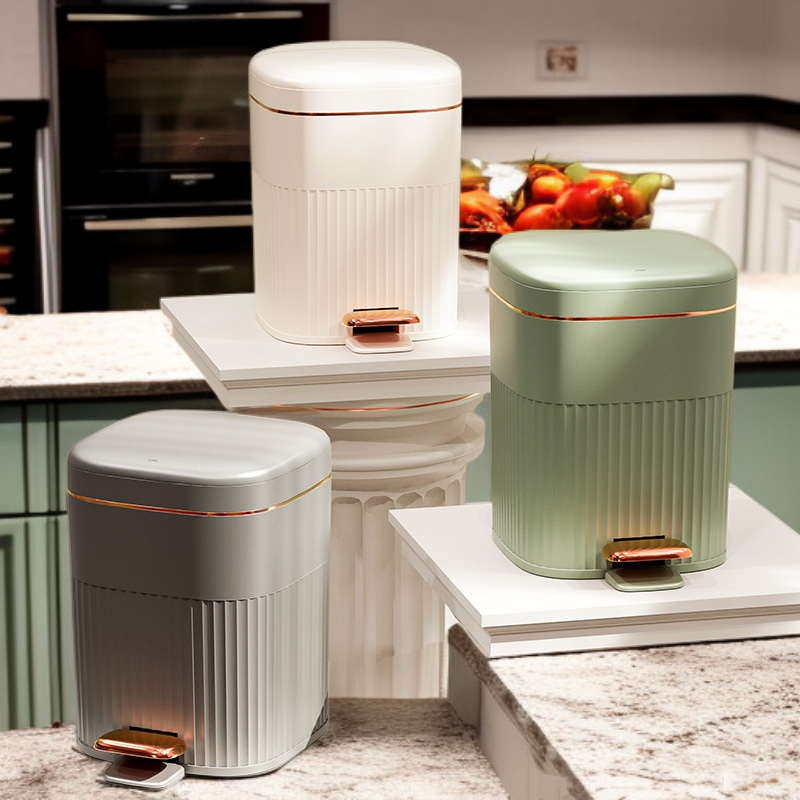 Cubo de basura de cocina de gran capacidad