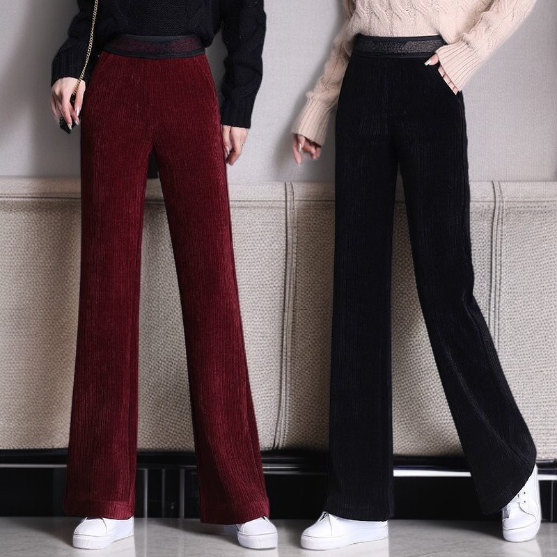 코듀로이 일자형 바지