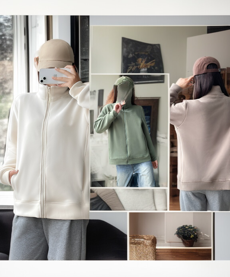 차이나 스타일 자수가 돋보이는 집업 카디건