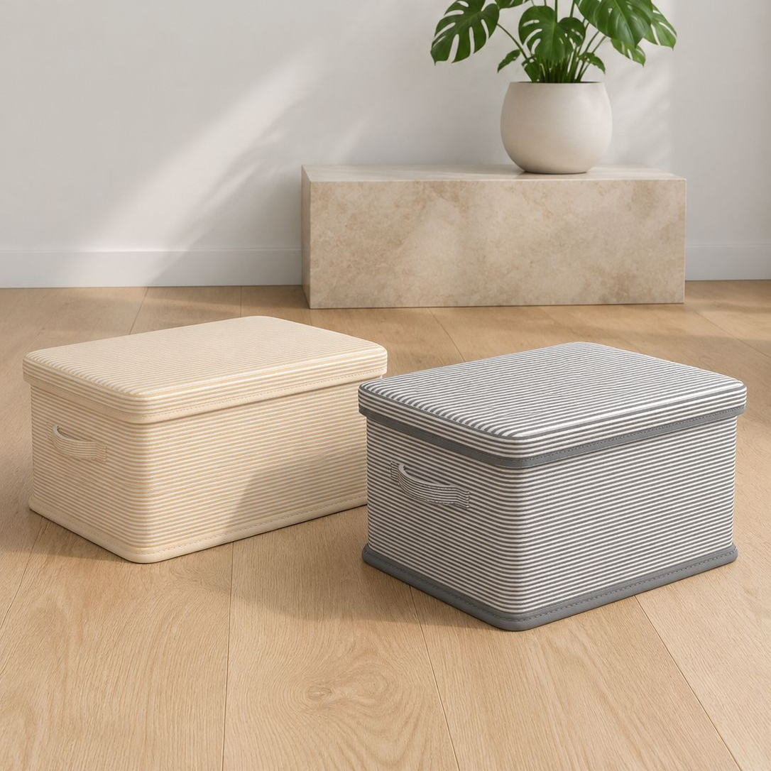 Aufbewahrungsbox mit Deckel für Kleidung