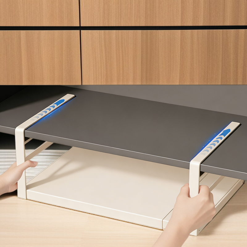 Verstellbares Gewürzregal zum Aufhängen, für Unterschränke und Aufbewahrungskörbe