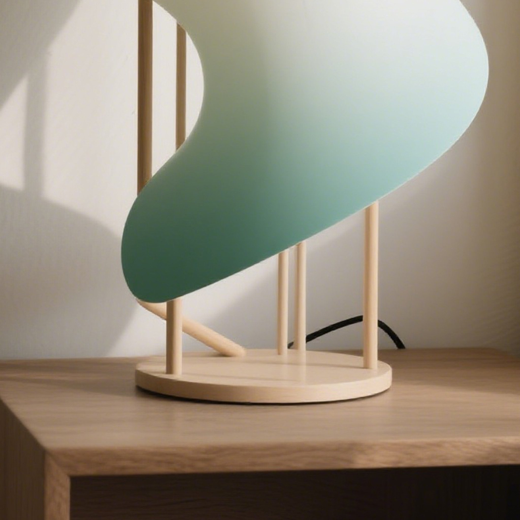 おしゃれなねじりデザインのランプ