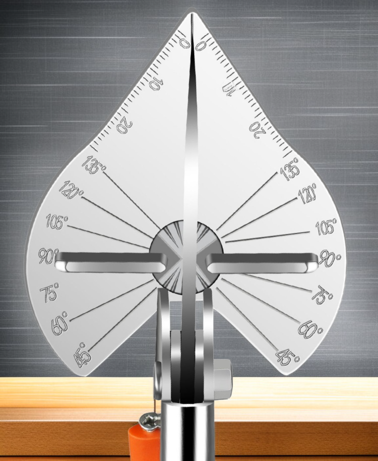 Detailansicht des Schrägschnittwerkzeugs