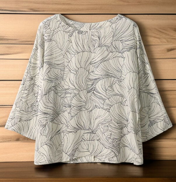 통기성이 좋은 여름 라글런 티셔츠 디테일