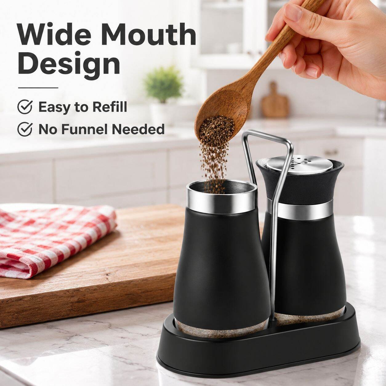 Multipurpose Stainless Steel Spice Shaker Jar
