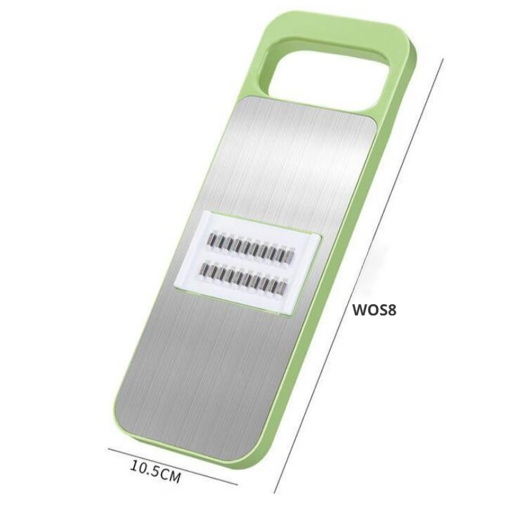 Český: Struhadlo na brambory z nerezové oceli, víceúčelový kráječ