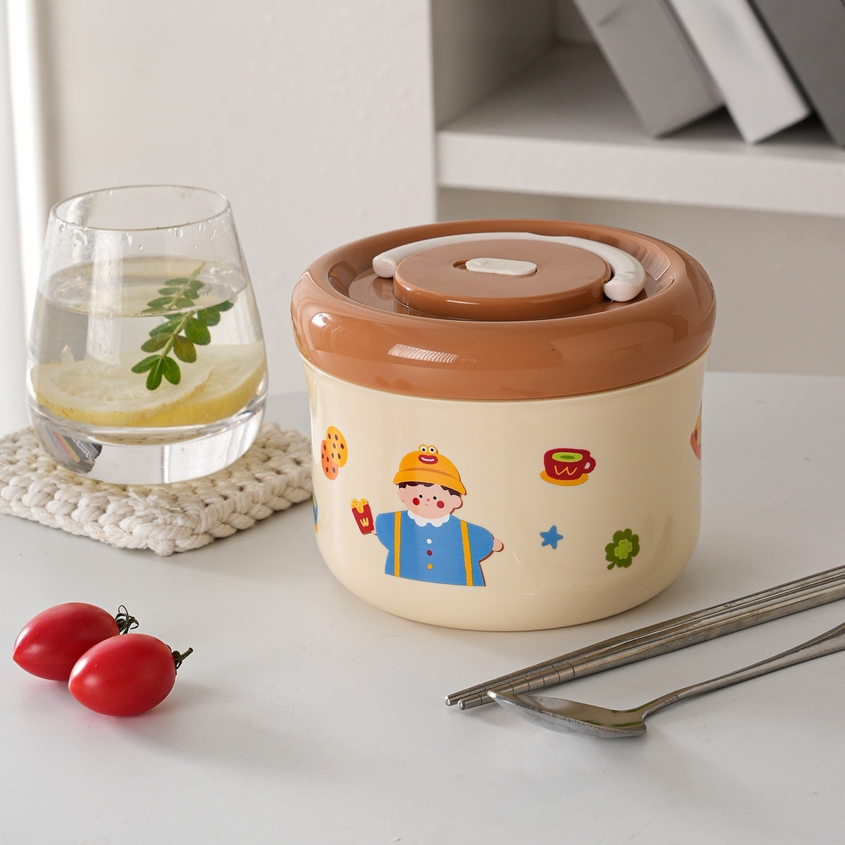 Lunchbox ze stali nierdzewnej 304, przenośny