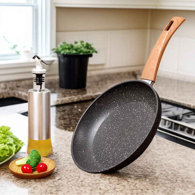 メディカルストーンフライパン、ノンスティックパン、家庭用フライパン、ステーキ＆エッグフライパン、ガスコンロ、電磁調理器、万能フライパン