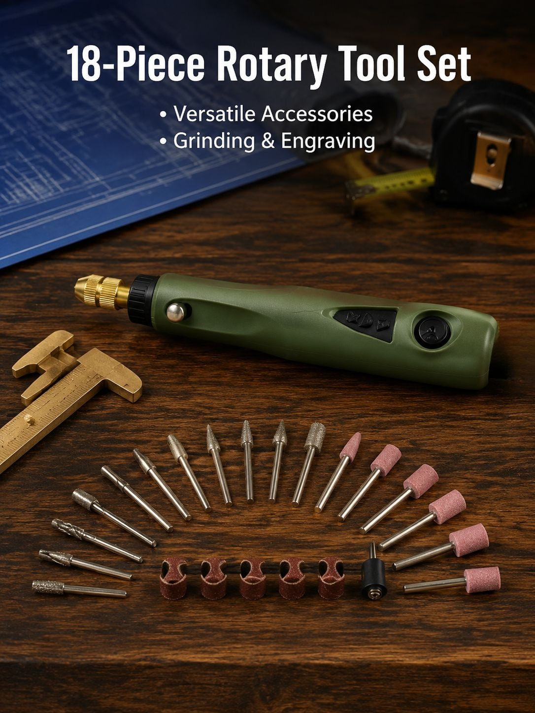 Multifunctional Mini Engraving and Polishing Machine Lithium Rechargeable Tool Set