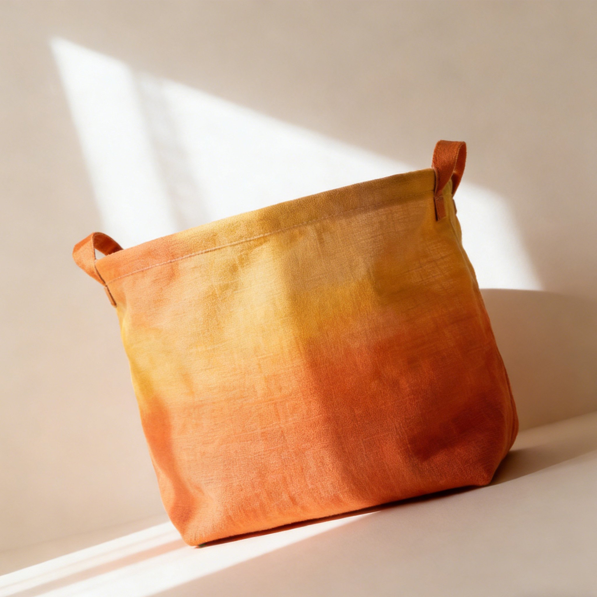 省スペース収納が可能なランドリーバスケット