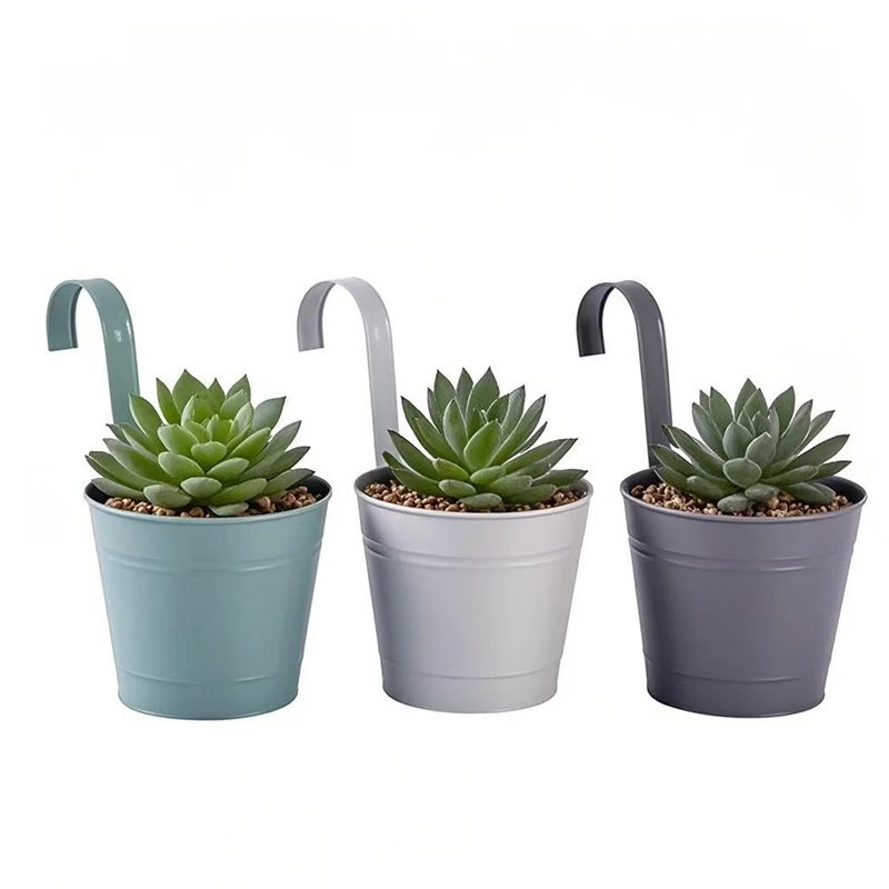 金属壁掛け装飾植木鉢