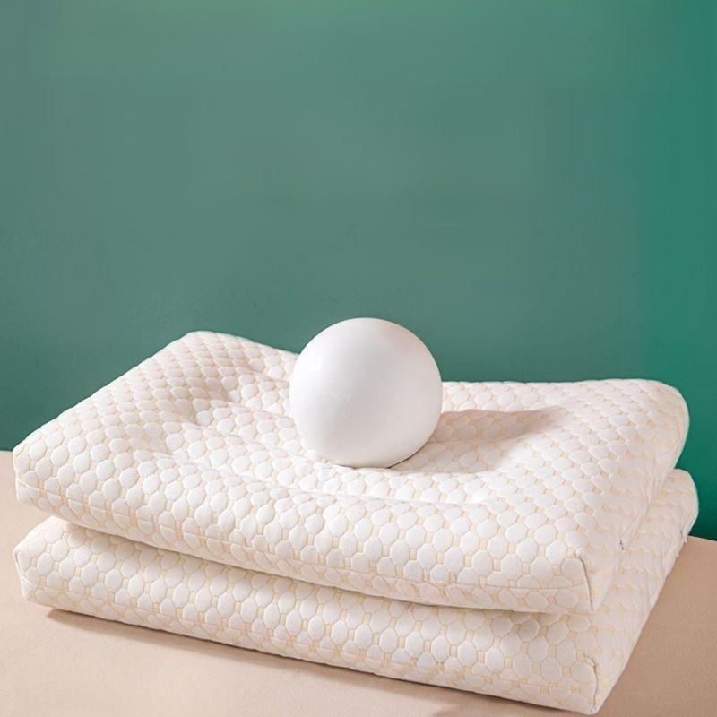 콩으로 채워진 목 지지용 낮은 베개