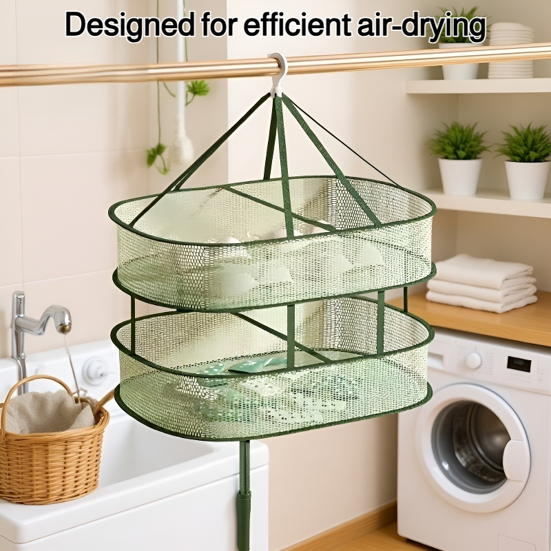 Household solid color sweater drying rack