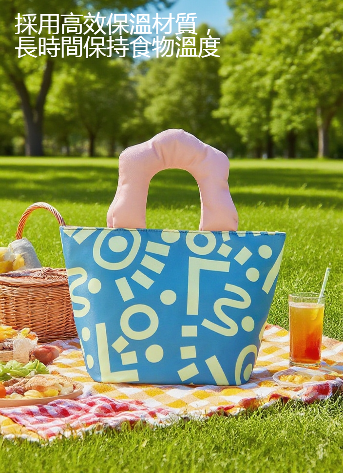 可愛卡通便攜保溫午餐袋展示