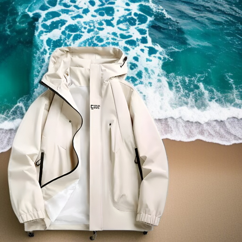 남성 아웃도어 트레이닝 봄가을 얇은 코트 방수 야상 트렌치코트 자켓 아웃도어 바람막이 트레이닝복