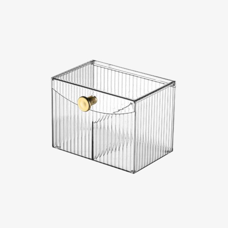 Household Light Luxury Portable Transparent Cosmetic Box