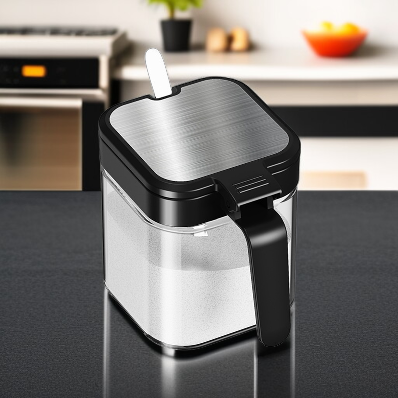 Tarros para condimentos de diseño elegante y práctico