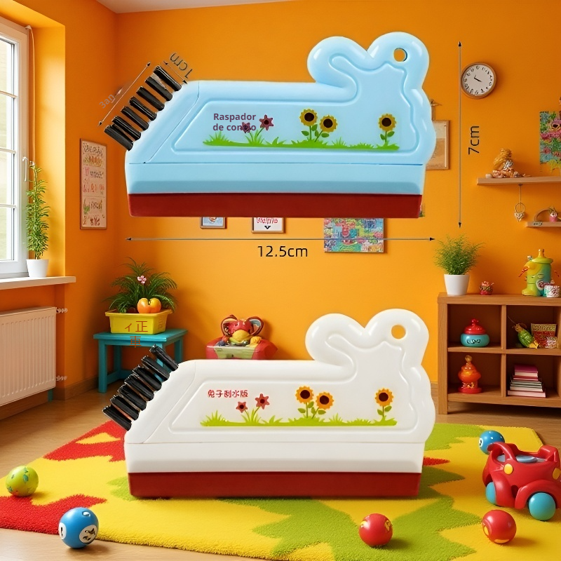 Limpiador y escurridor 2 en 1 para baño