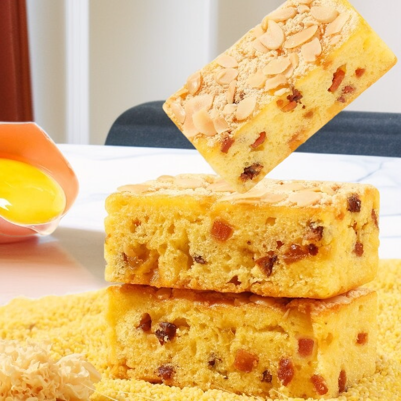 Millet-Yams-Apfelkuchen