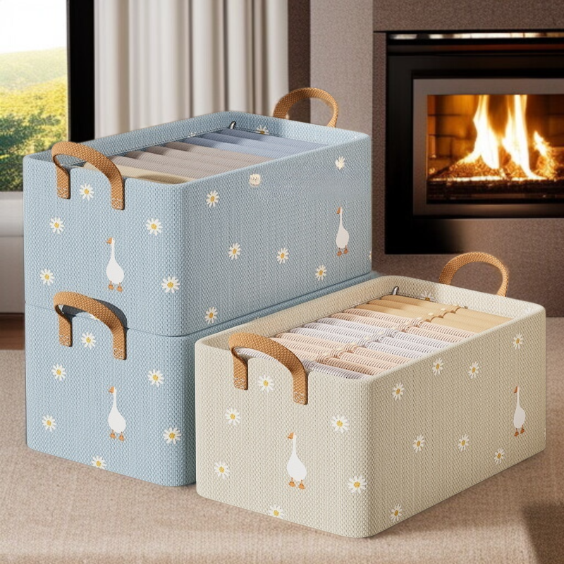 패브릭 접이식 수납함 옷장 의류 수납함 서랍형 수납함