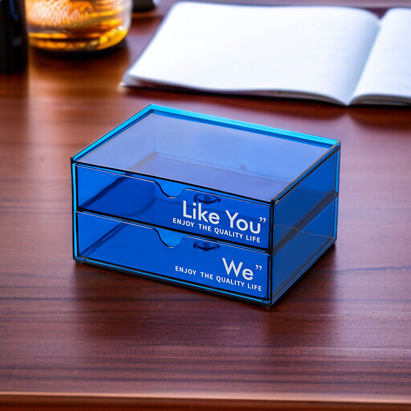 北欧スタイルの卓上シェルフ 防塵化粧品オーガナイザー デスクトップ・オーガナイザー