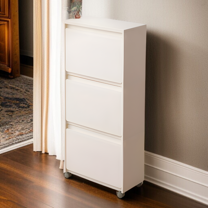 収納キャビネット 家庭用 リビングルーム 車輪付き 可動式収納キャビネット おもちゃ収納キャビネット スナックキャビネット キッチンとバスルーム収納キャビネット