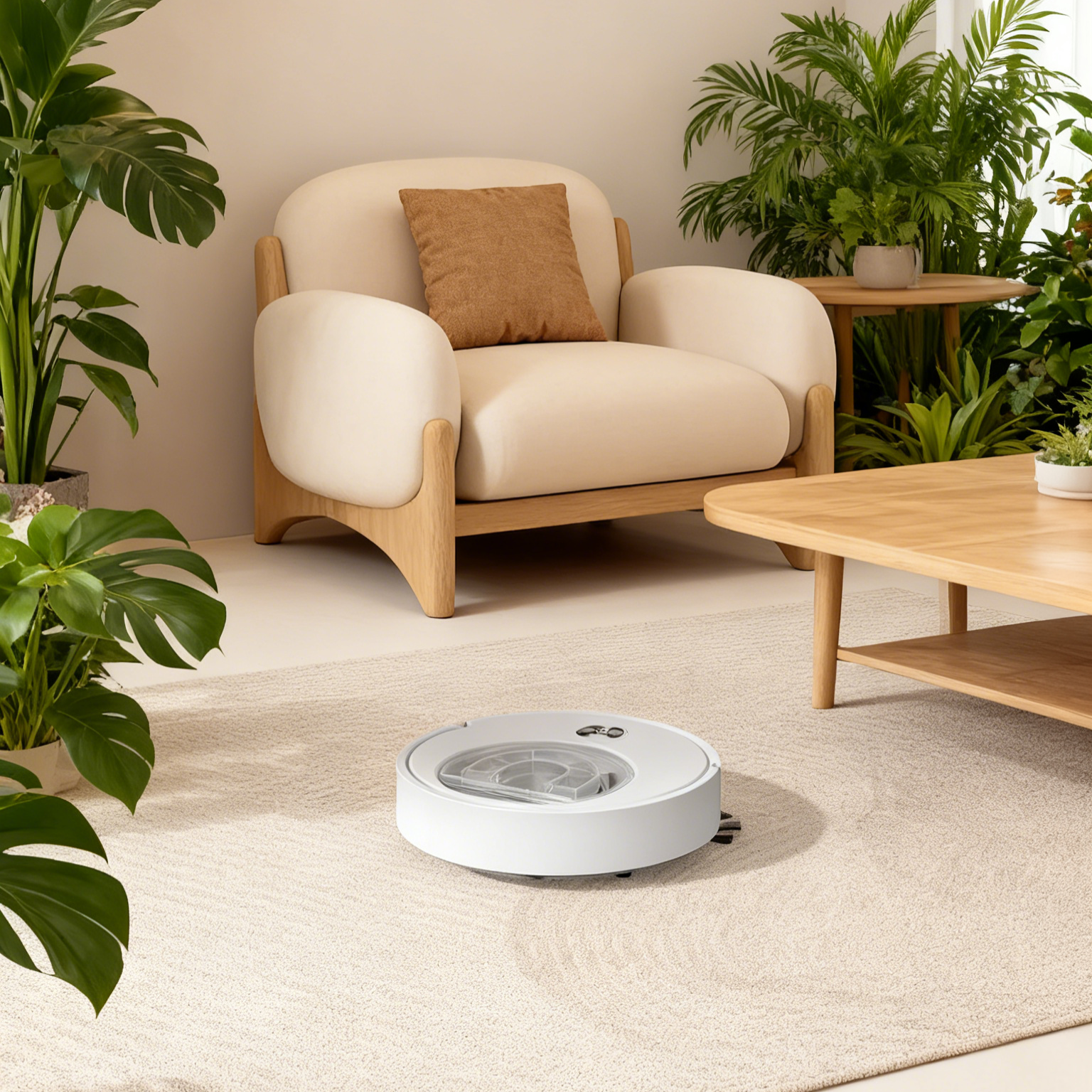 Three-in-One Fully Automatic Smart Sweeping Robot