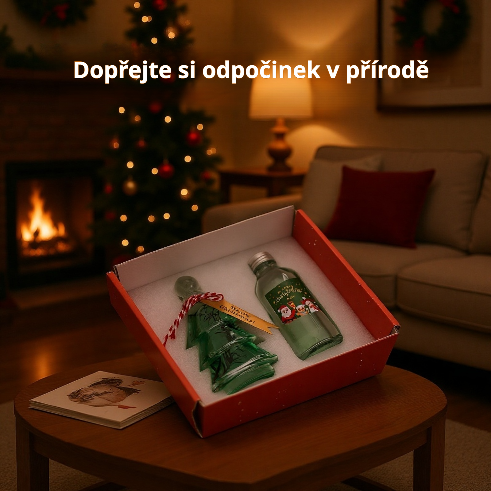 Vánoční dárková sada bezplamenné aromaterapie