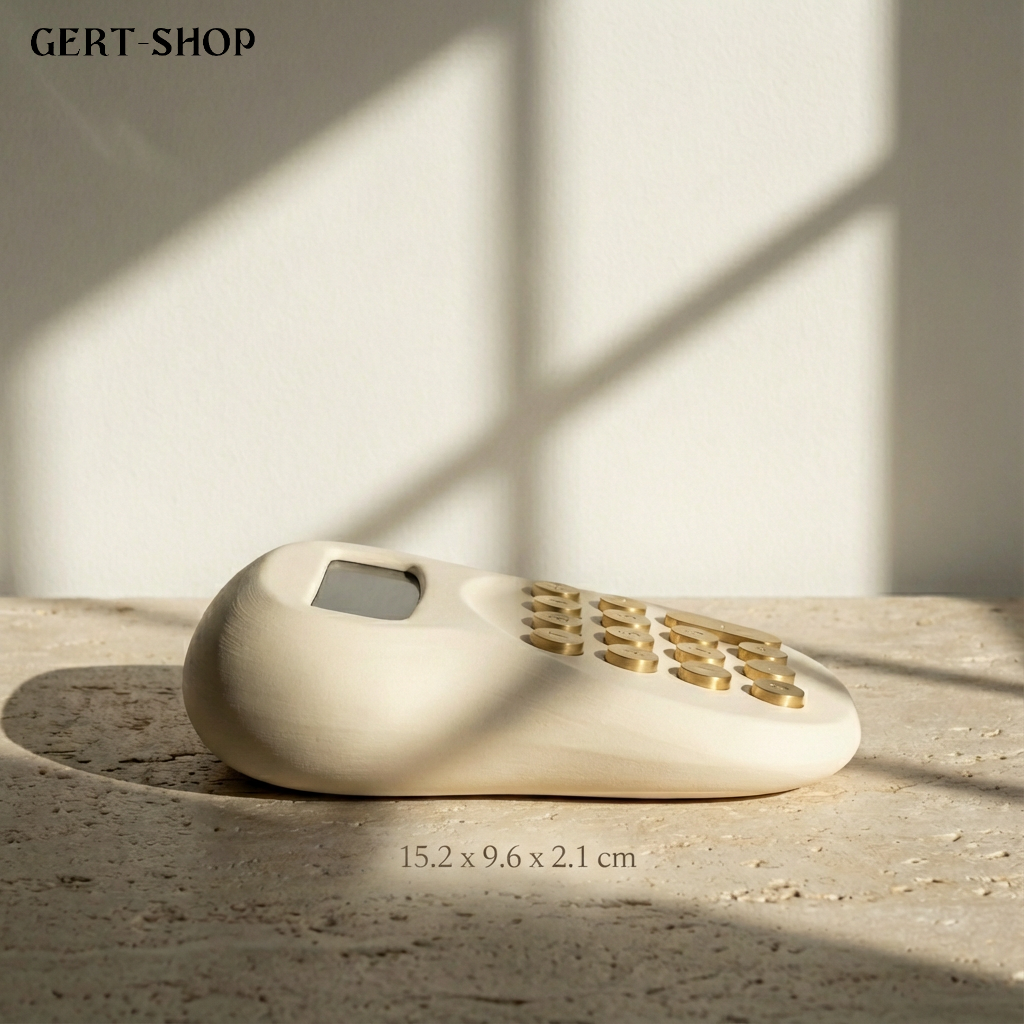 Boutons ergonomiques de la calculatrice de bureau