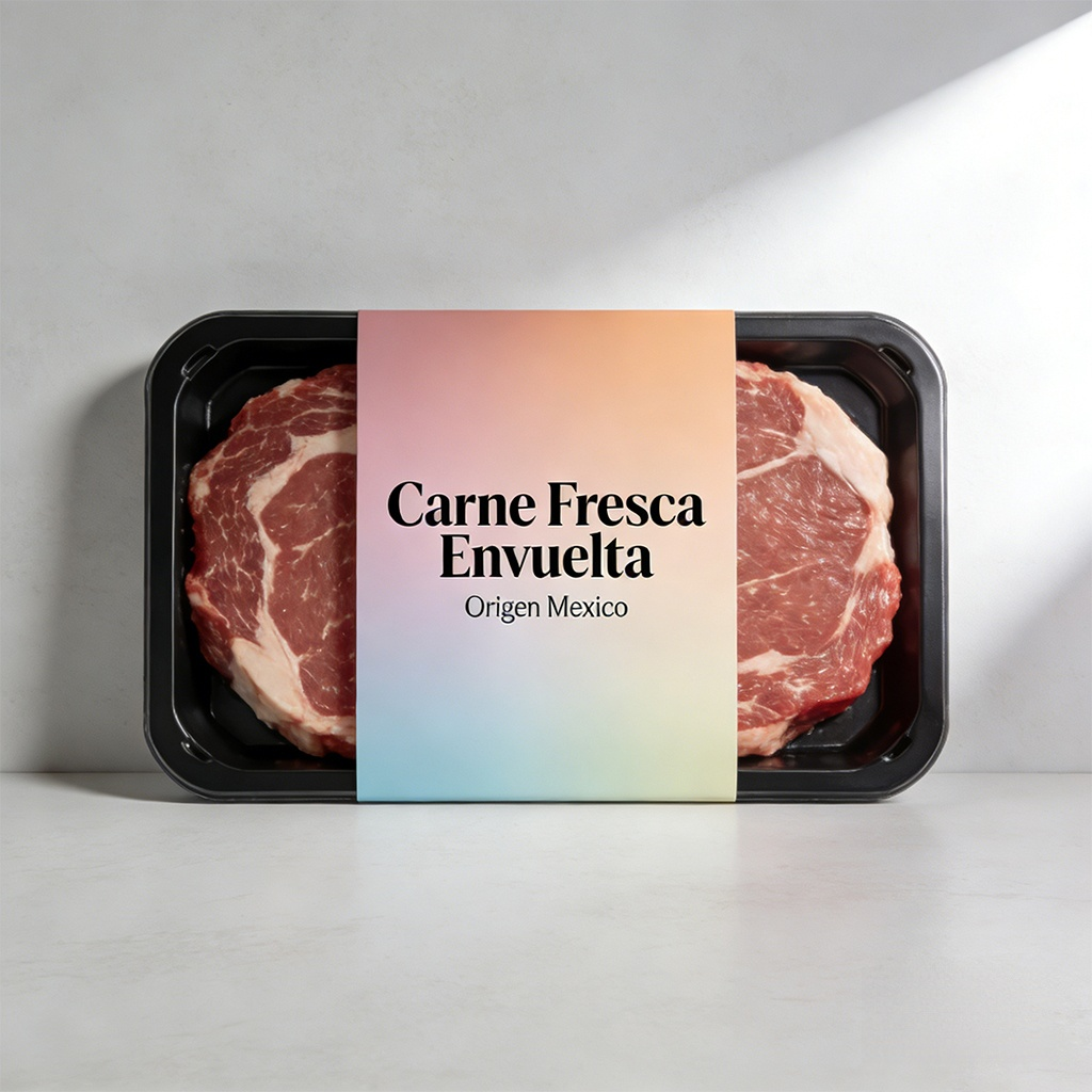Carne de cerdo seleccionada fresca, paquete de 4 cajas