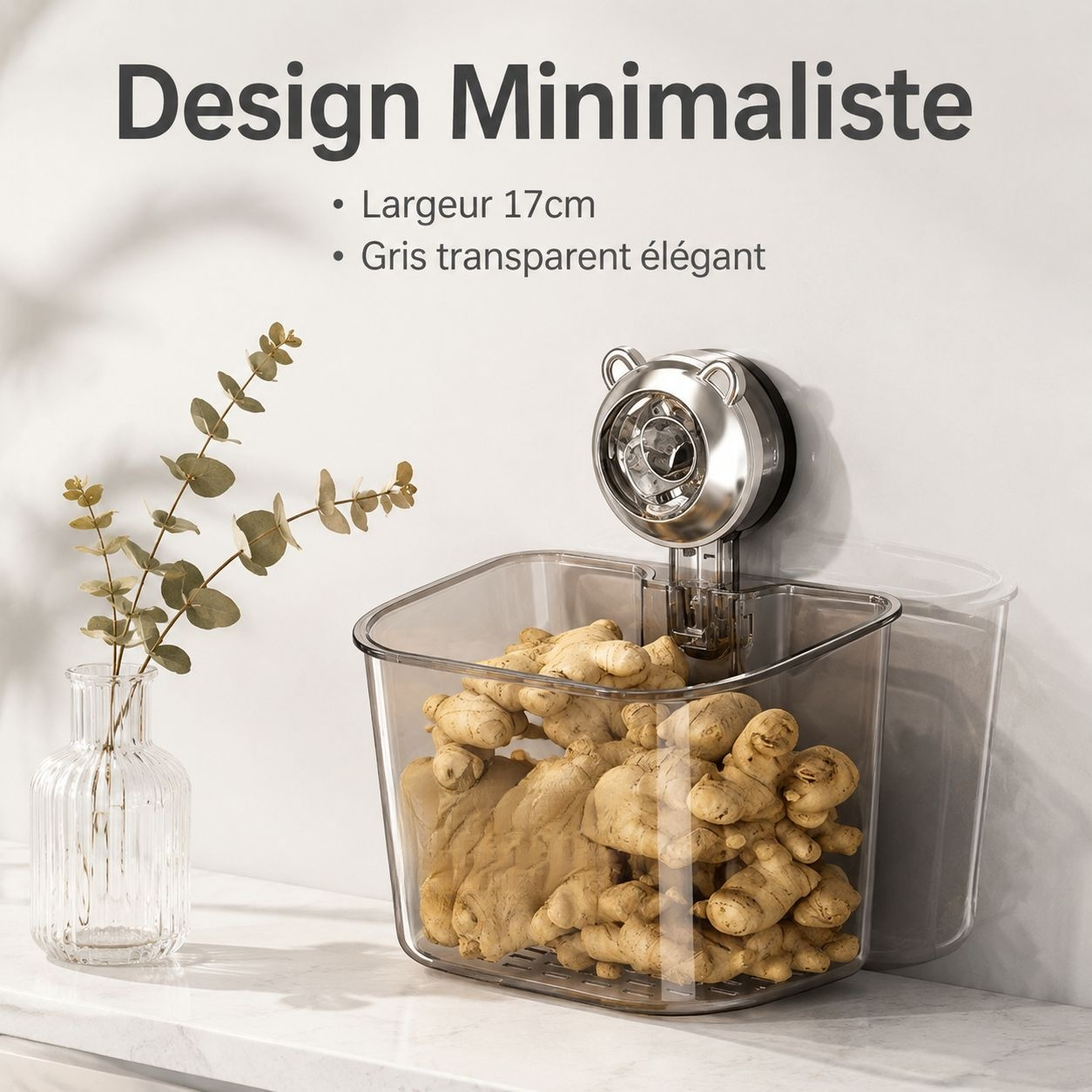 Boîte de rangement murale pour la cuisine