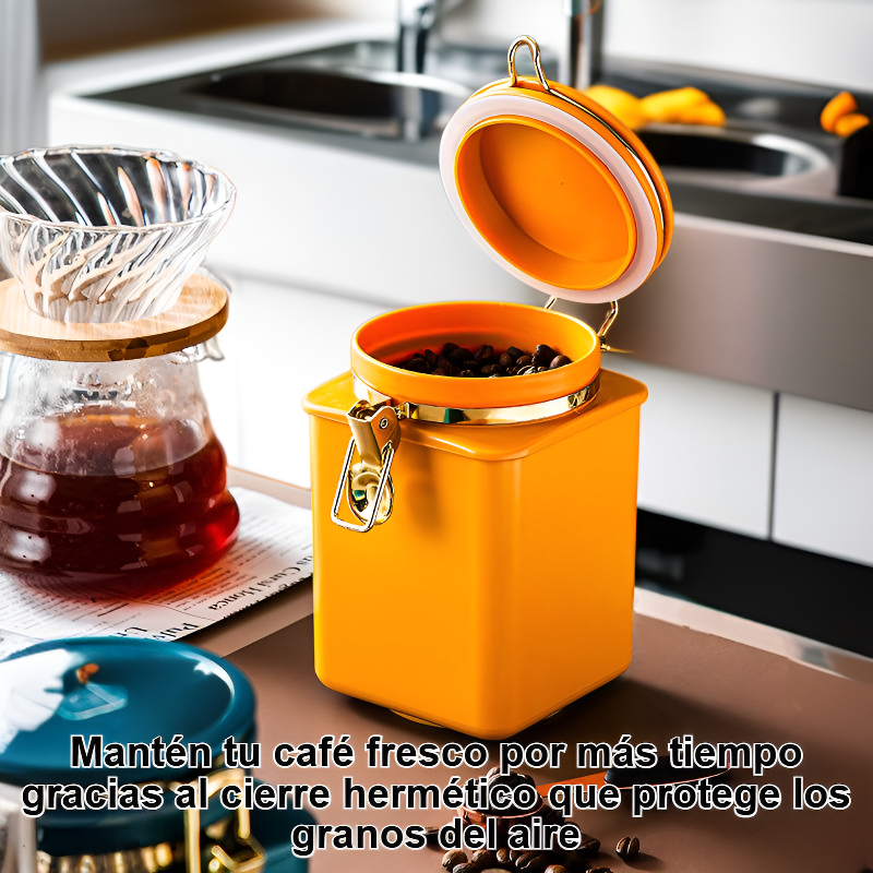 Latas de café contenedores herméticos
