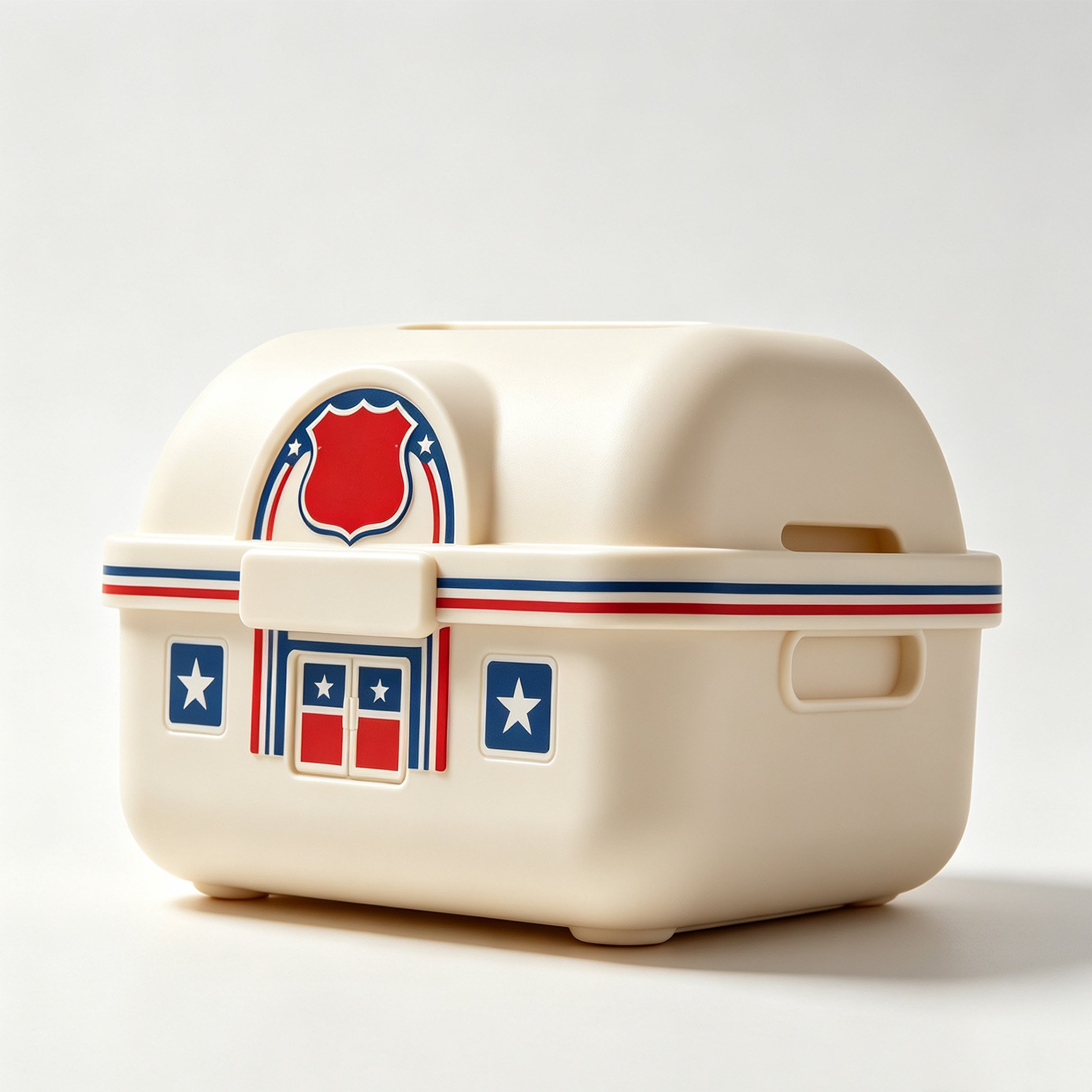 American Star and Stripe Retro Storage Box