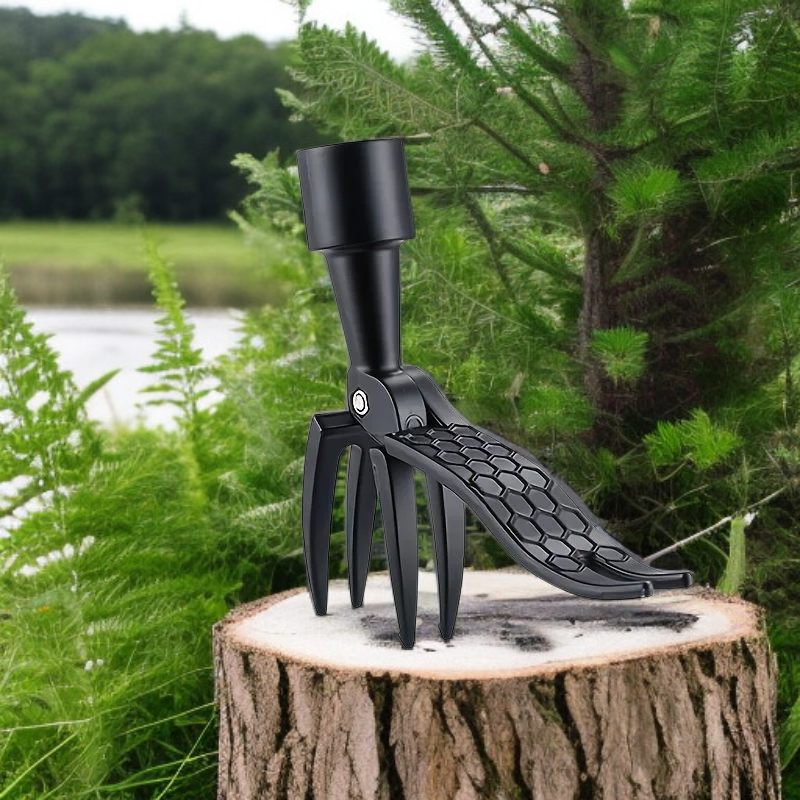 Arrancador de malas hierbas con garra de aluminio