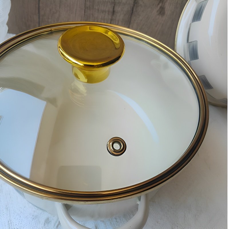 에나멜 코팅 3피스 즉석 조리 냄비 세트