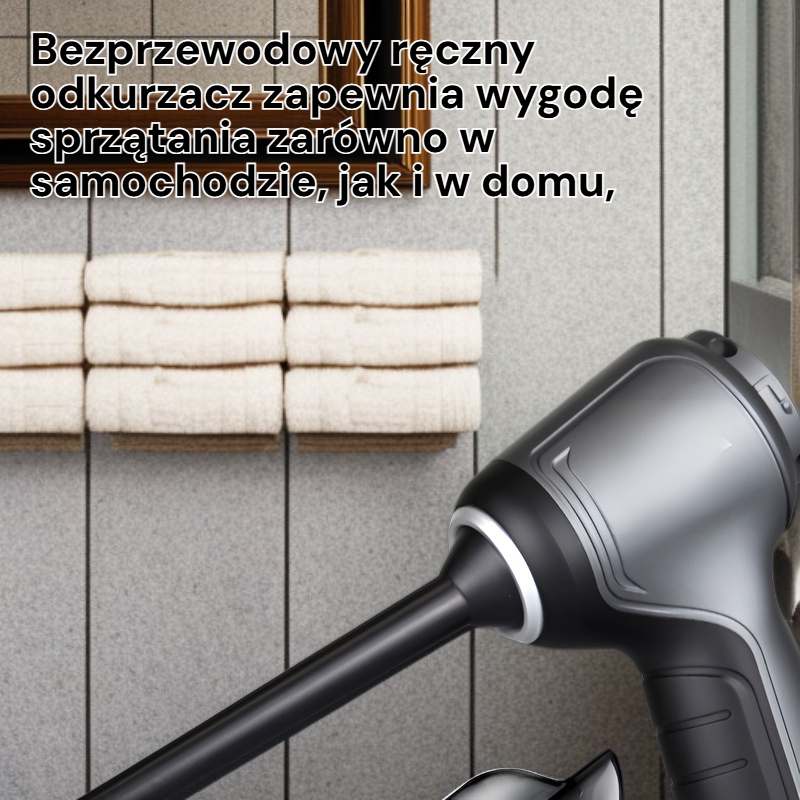  Bezprzewodowy ręczny odkurzacz do samochodu i domu o wysokiej wydajności