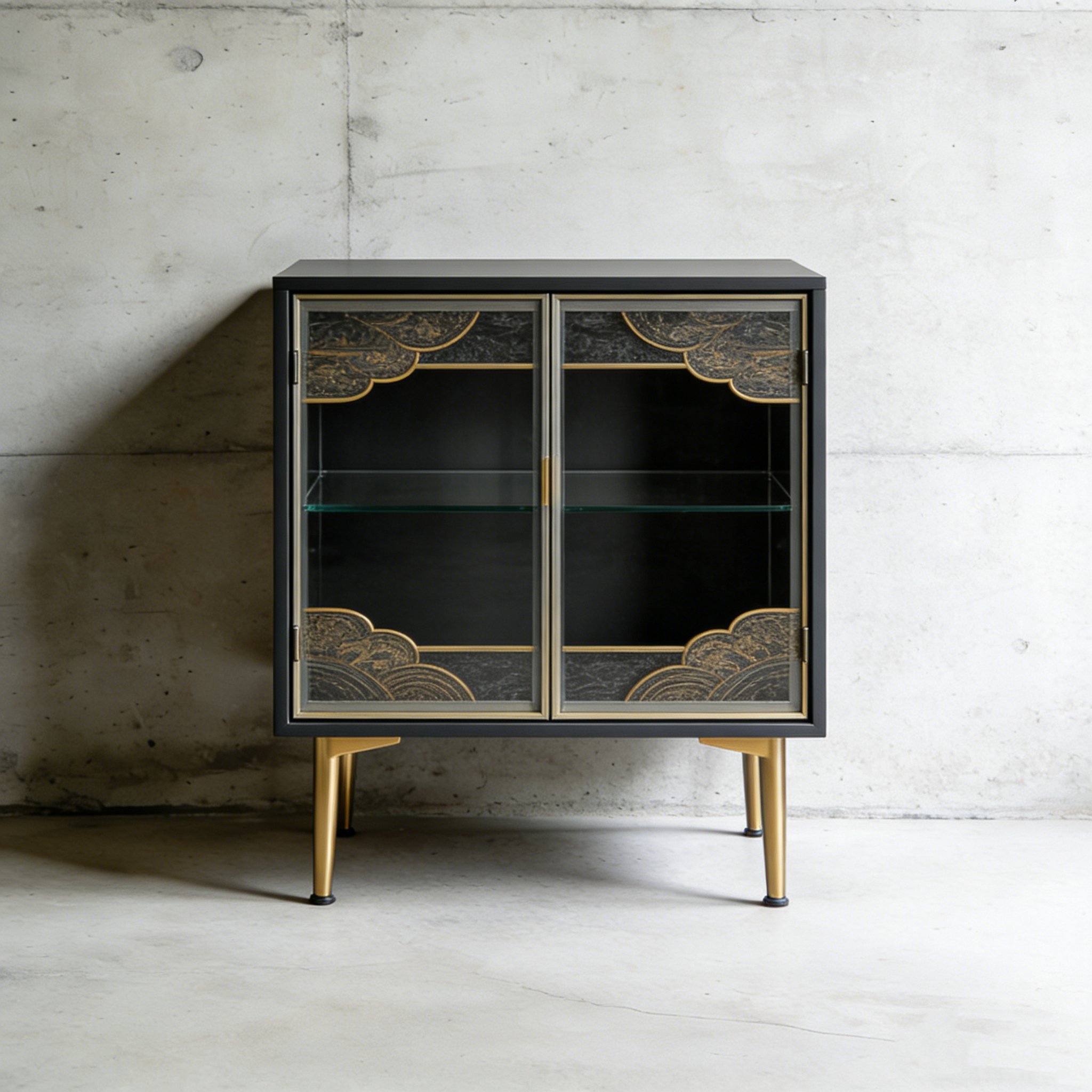 ヴィンテージ調収納棚