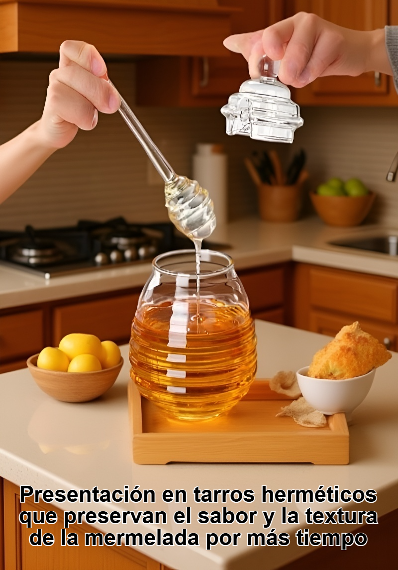 Selección de mermeladas caseras en envases de vidrio
