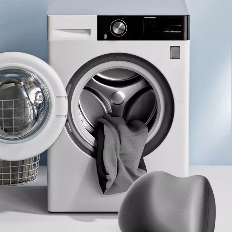 Almohada de respaldo lumbar de espuma viscoelástica para asiento de coche