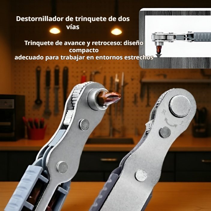 Destornillador multifuncional ultraligero para uso doméstico