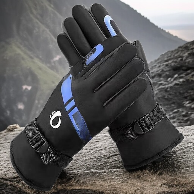 قفازات رجالية خارجية مقاومة للرياح للدراجات والتزحلق والتزلج