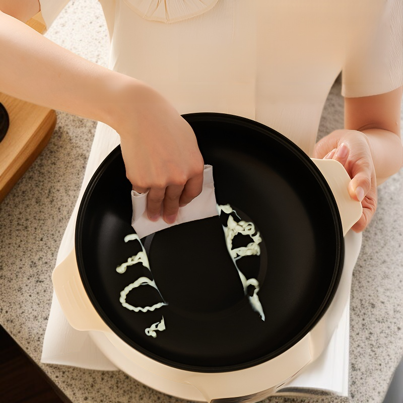 Integrated Electric Cooking Pot, Mini Electric Hot Pot, Suitable for Home and Students