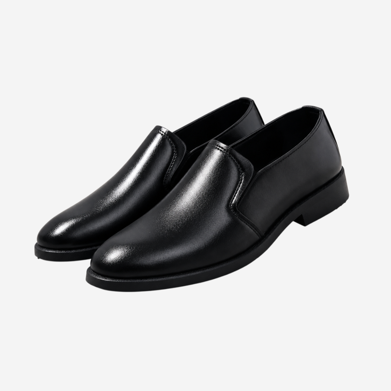 비즈니스 정장 남성 구두 블랙 라운드토 통기성