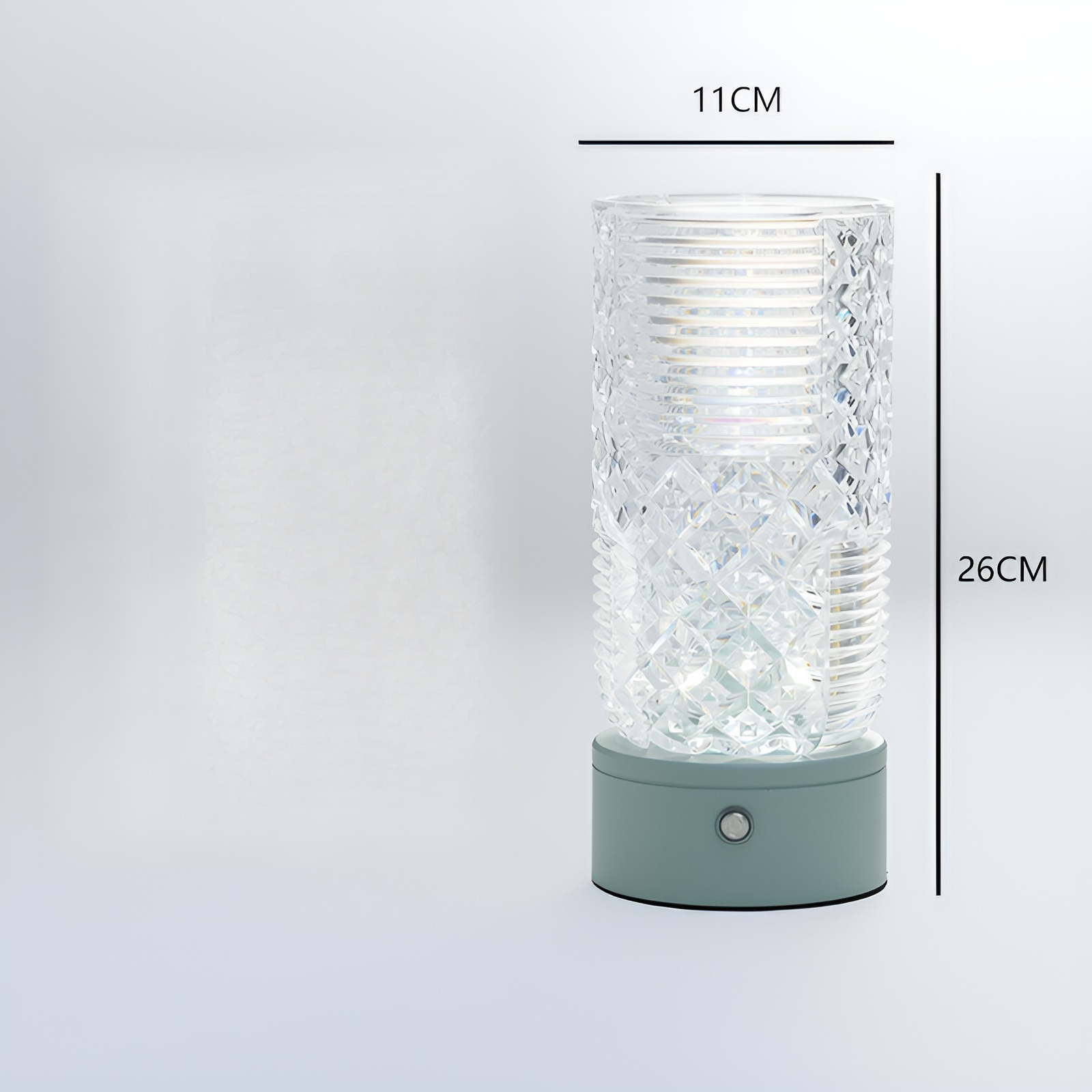 Vase LED style nordique avec éclairage d'ambiance
