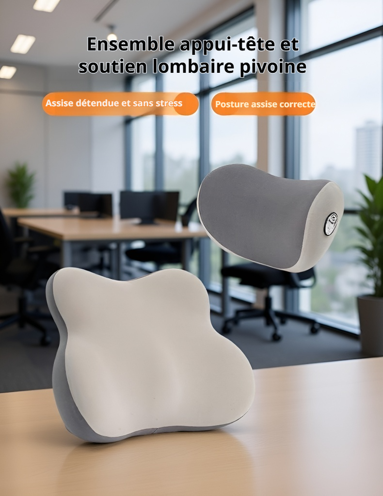 Coussin lombaire ergonomique pour siège auto